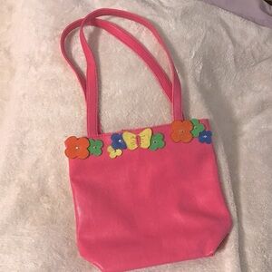 Women’s Purse with Flowers and Butterflies